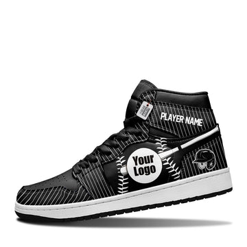 Chicago Baseball Leather Shoes Custom Your Team - Cuztomshoes.com