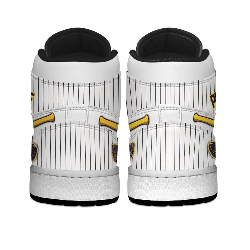 San Diego Baseball J1s Sneakers Personalized Your Teamcuztomshoes.com