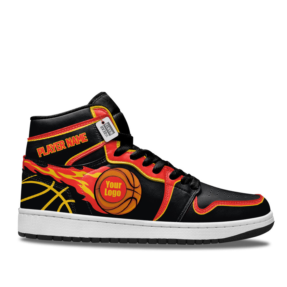 Atlanta Basketball J1s Sneakers Personalized Your Team-Cuztomshoes