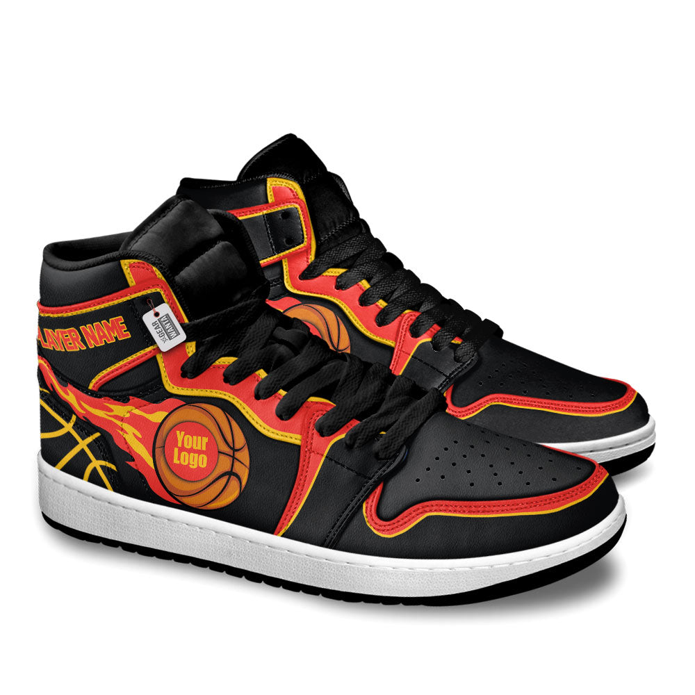 Atlanta Basketball J1s Sneakers Personalized Your Teamcuztomshoes.com