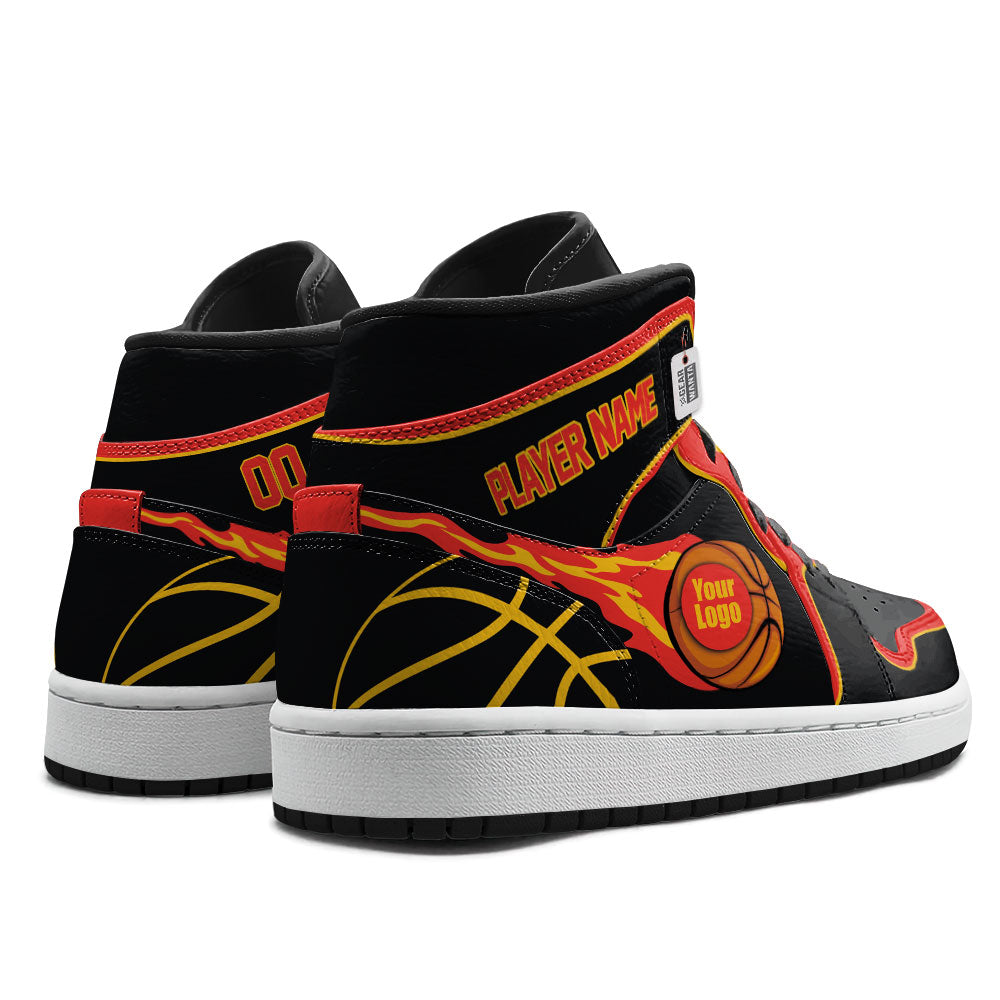 Atlanta Basketball J1s Sneakers Personalized Your Teamcuztomshoes.com