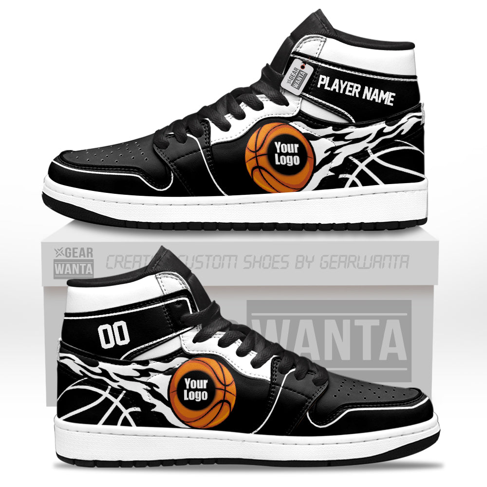 Brooklyn Basketball J1s Sneakers Personalized Your Teamcuztomshoes.com