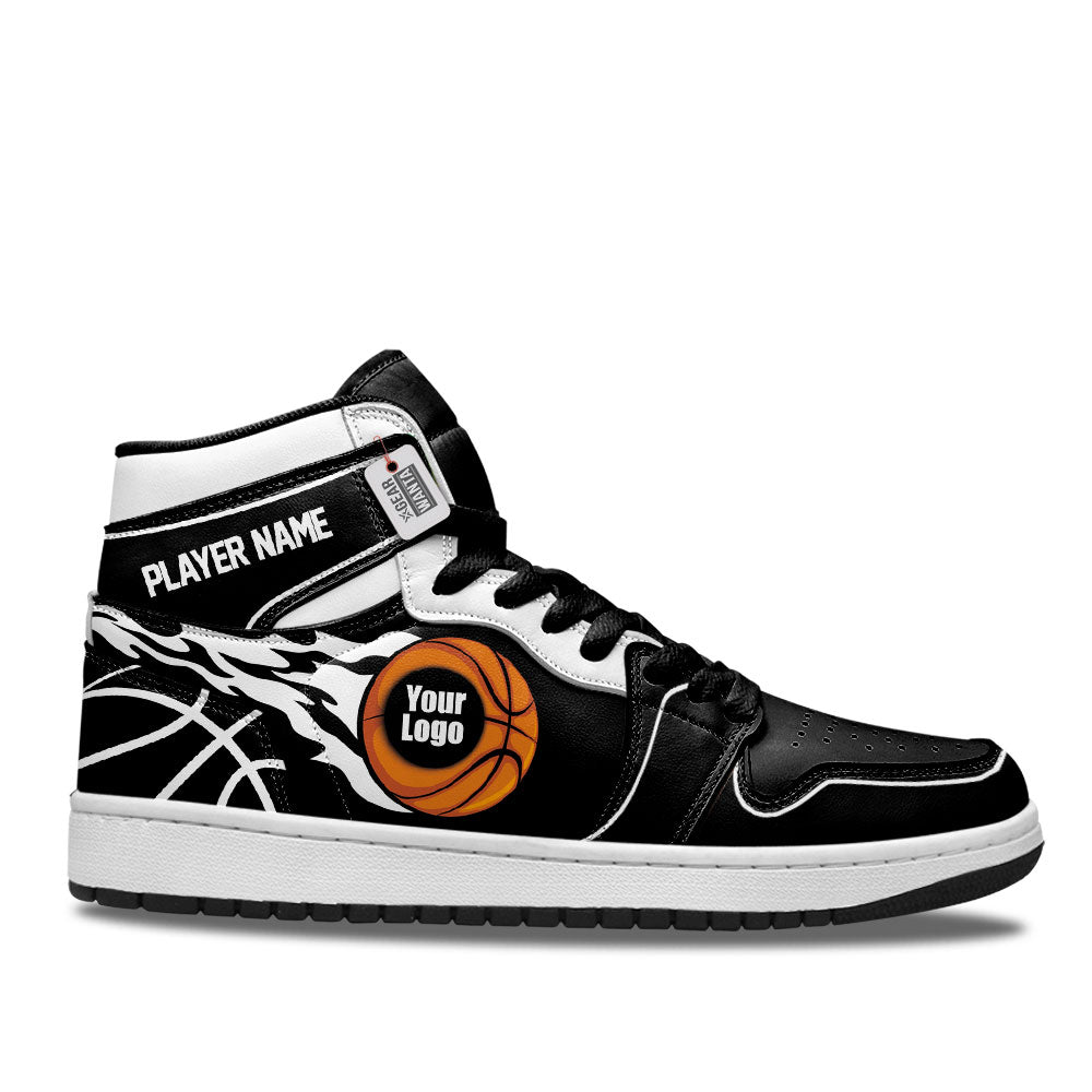 Brooklyn Basketball J1s Sneakers Personalized Your Team-Cuztomshoes