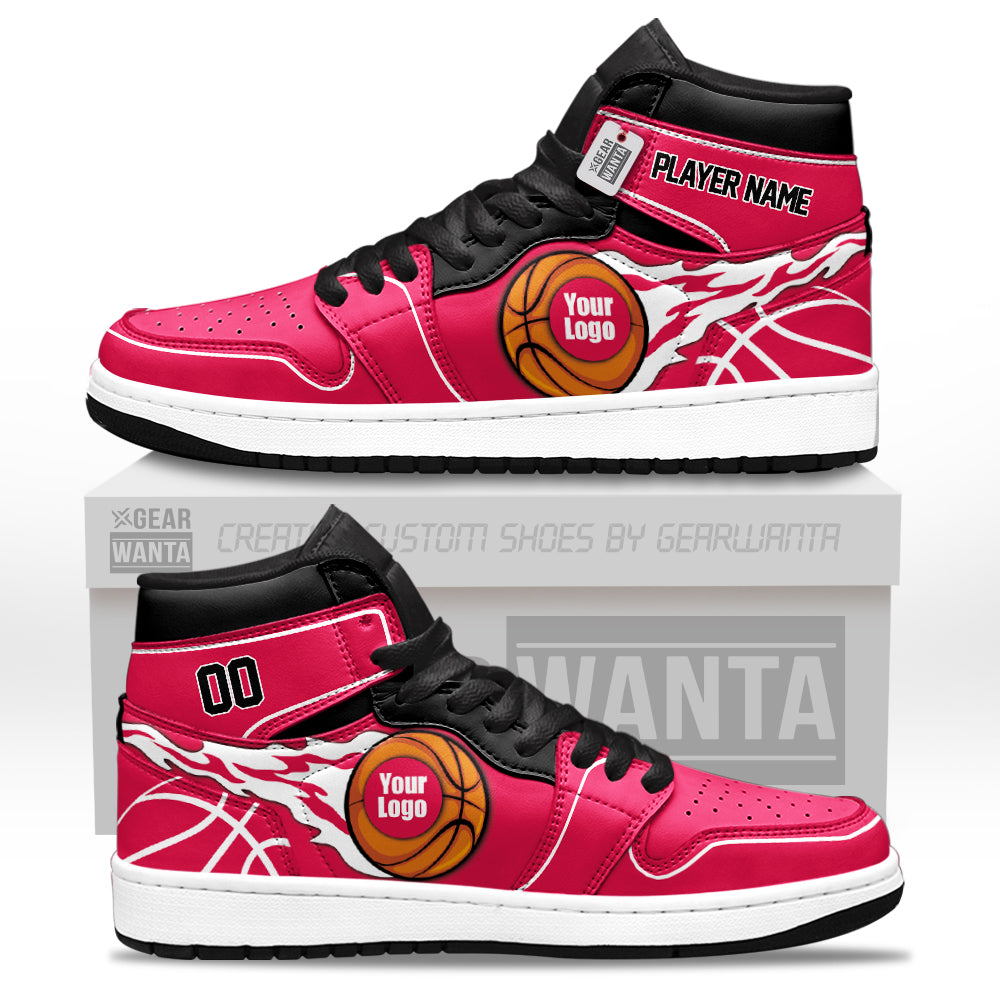Chicago Basketball J1s Sneakers Personalized Your Teamcuztomshoes.com