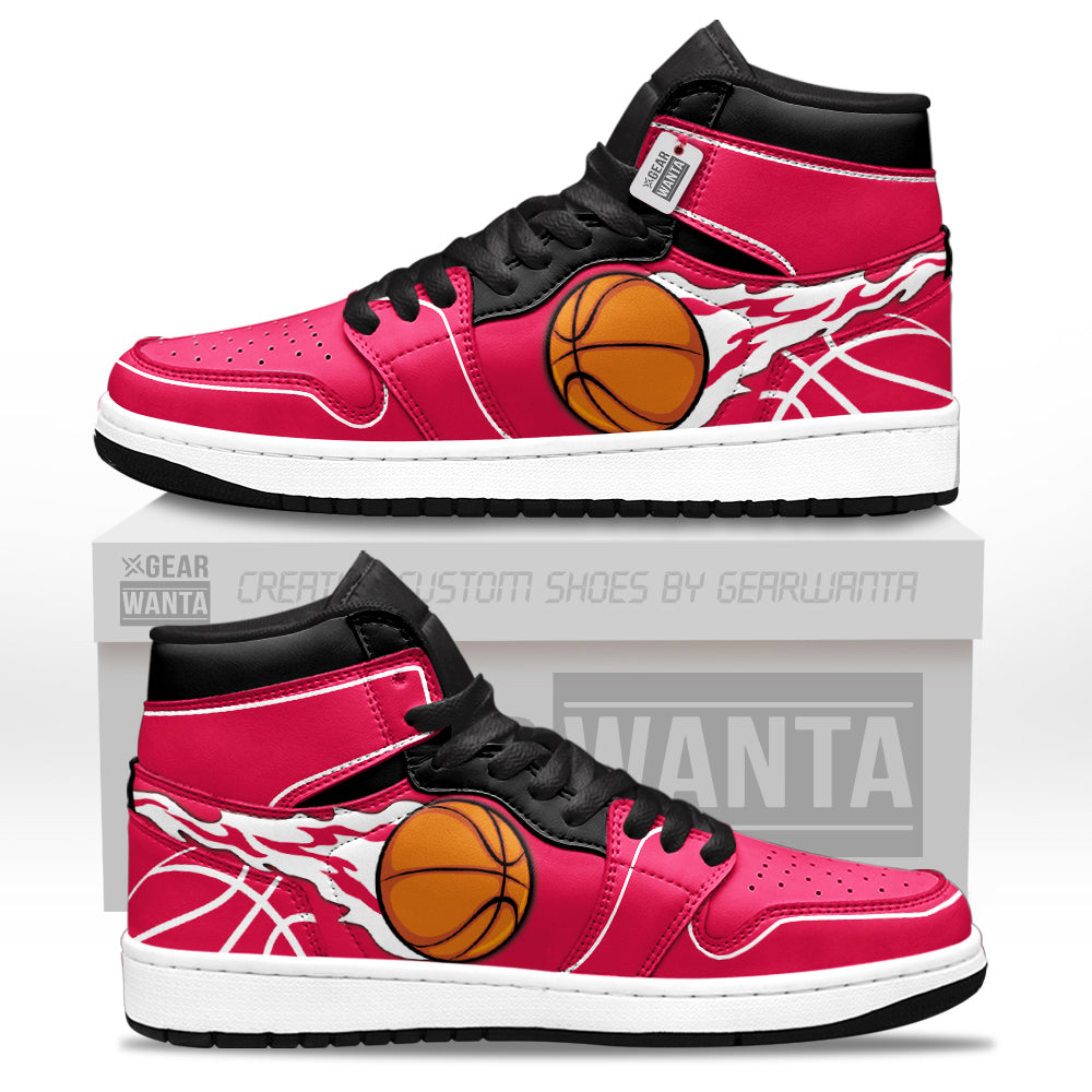 Chicago Basketball J1s Sneakers Personalized Your Team-Cuztomshoes
