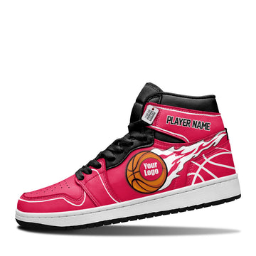 Chicago Basketball Leather Shoes Custom Your Team - Cuztomshoes.com