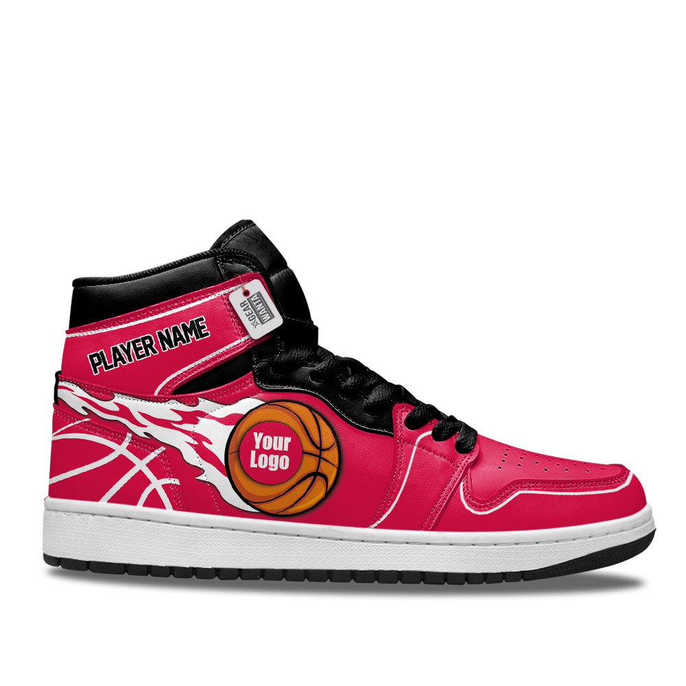 Chicago Basketball J1s Sneakers Personalized Your Team-Cuztomshoes