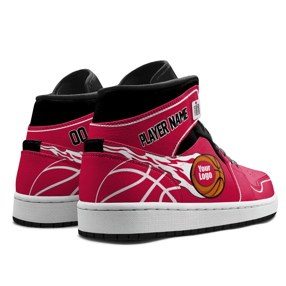Chicago Basketball J1s Sneakers Personalized Your Teamcuztomshoes.com