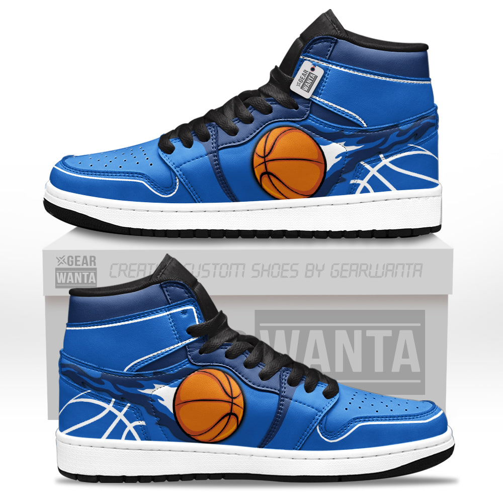 Dallas Basketball J1s Sneakers Personalized Your Team-Cuztomshoes