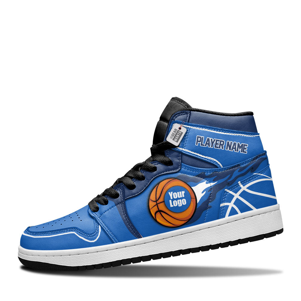 Dallas Basketball J1s Sneakers Personalized Your Teamcuztomshoes.com
