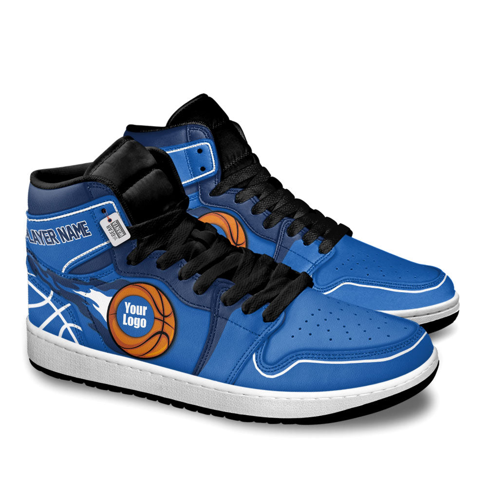 Dallas Basketball J1s Sneakers Personalized Your Teamcuztomshoes.com