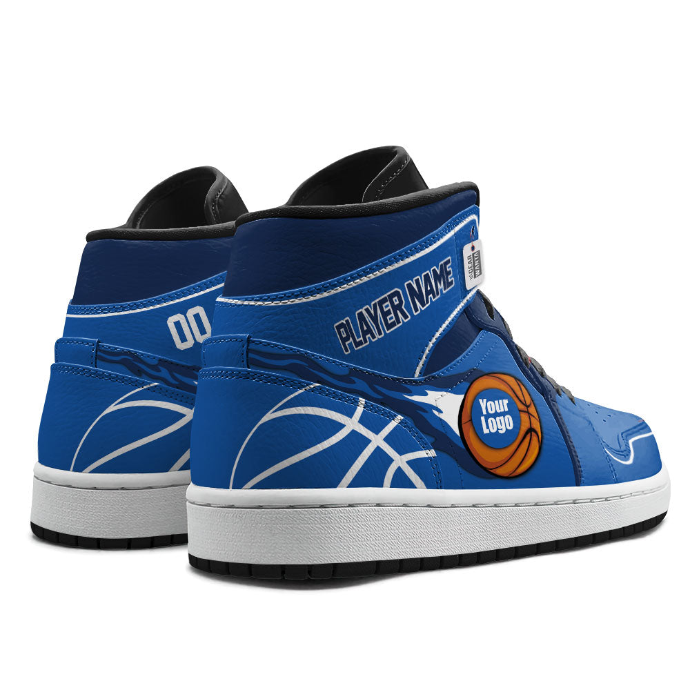 Dallas Basketball J1s Sneakers Personalized Your Teamcuztomshoes.com
