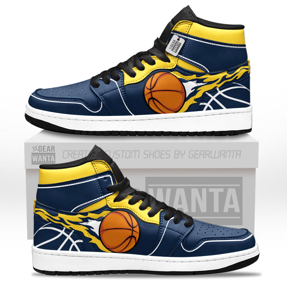 Denver Basketball J1s Sneakers Personalized Your Team-Cuztomshoes