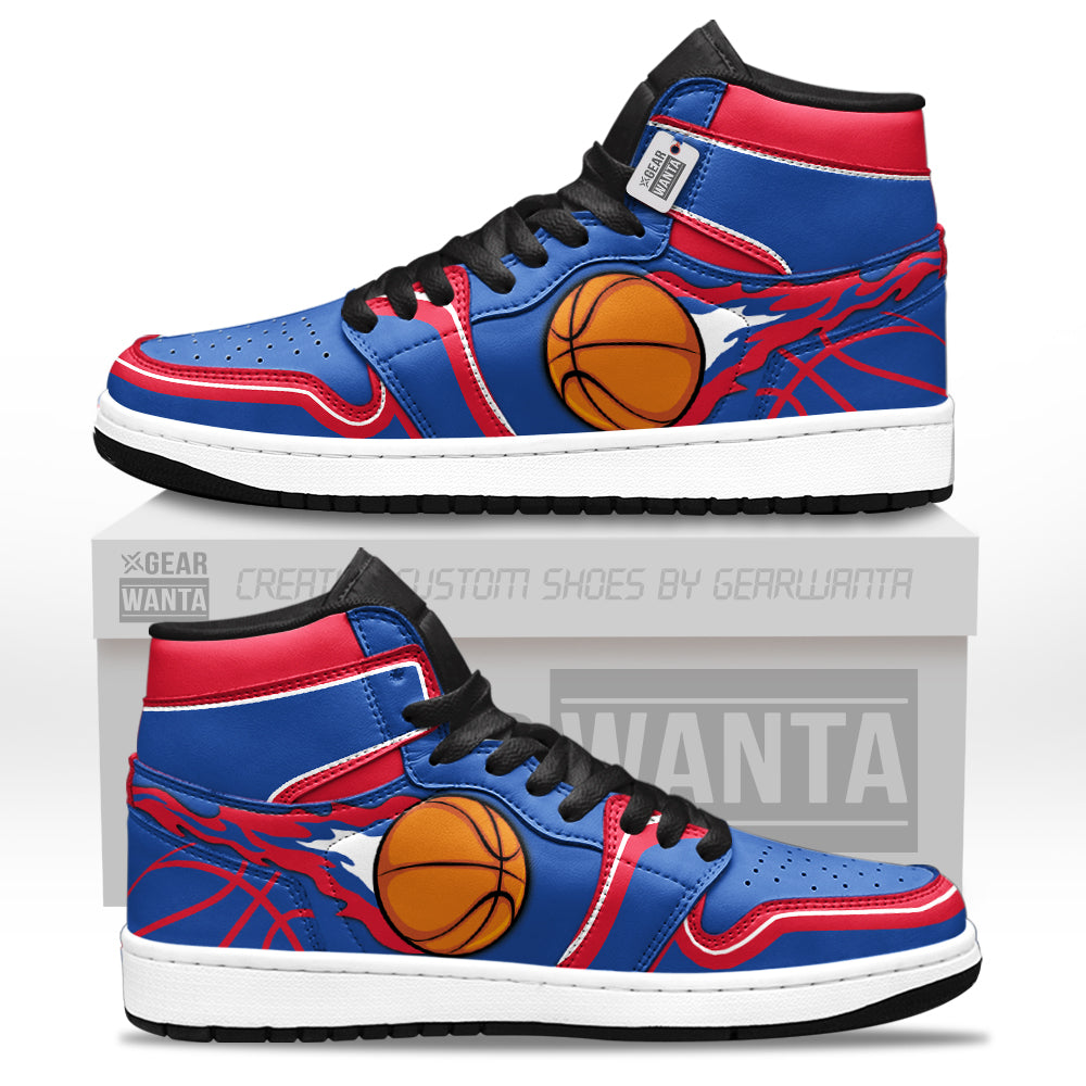 Detroit Basketball J1s Sneakers Personalized Your Team-Cuztomshoes