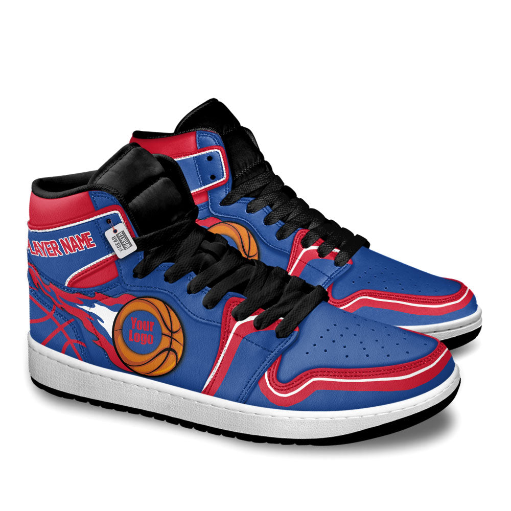 Detroit Basketball J1s Sneakers Personalized Your Teamcuztomshoes.com