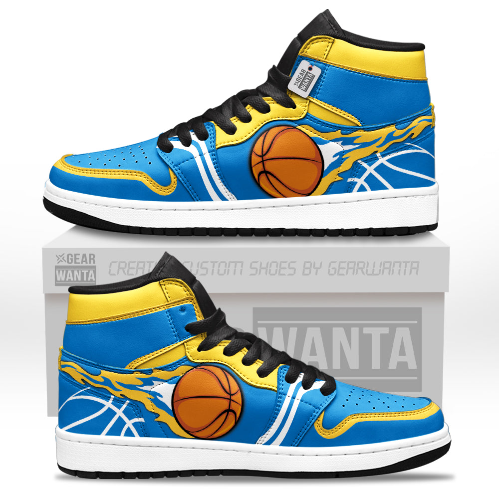 Golden State Basketball J1s Sneakers Personalized Your Team-Cuztomshoes