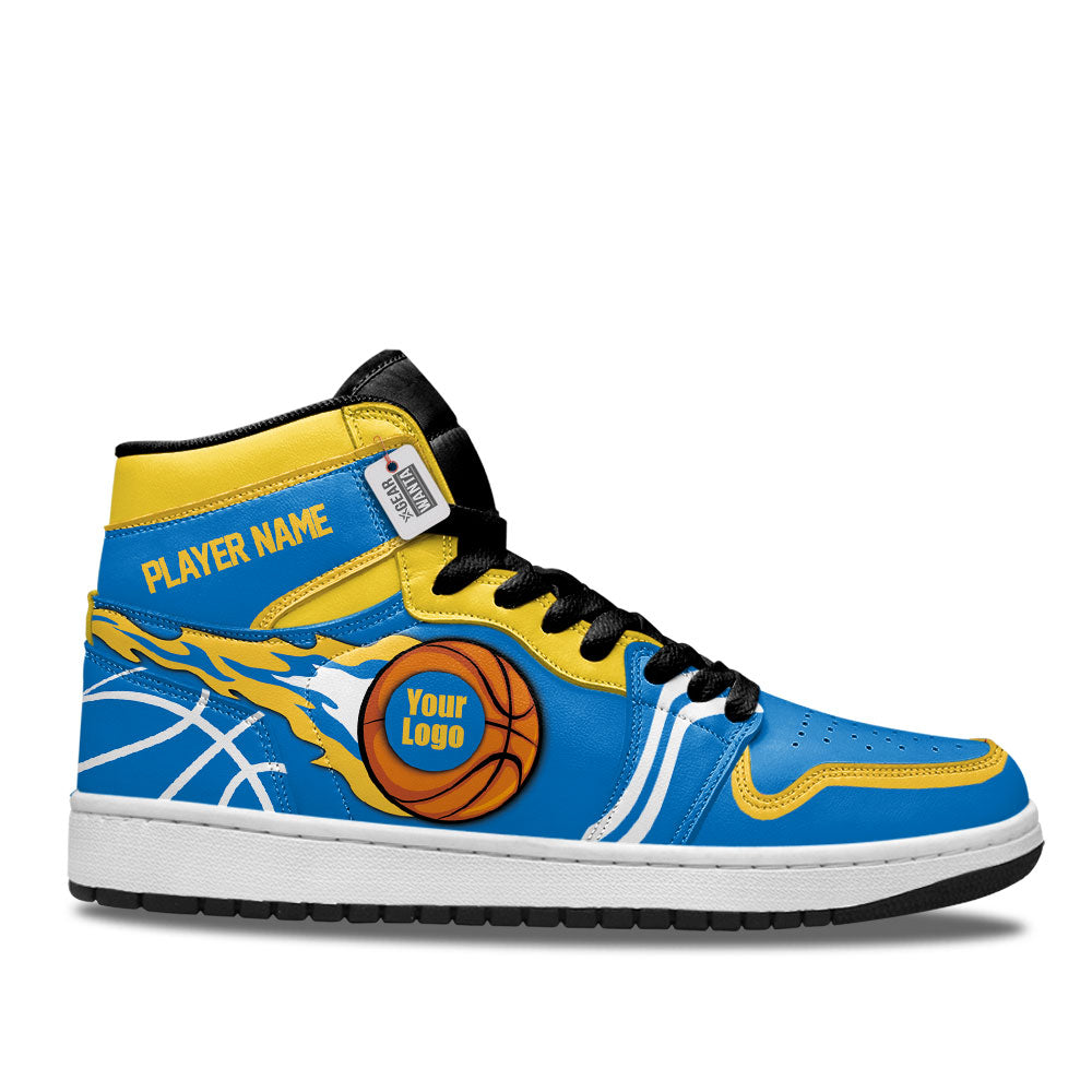 Golden State Basketball J1s Sneakers Personalized Your Team-Cuztomshoes