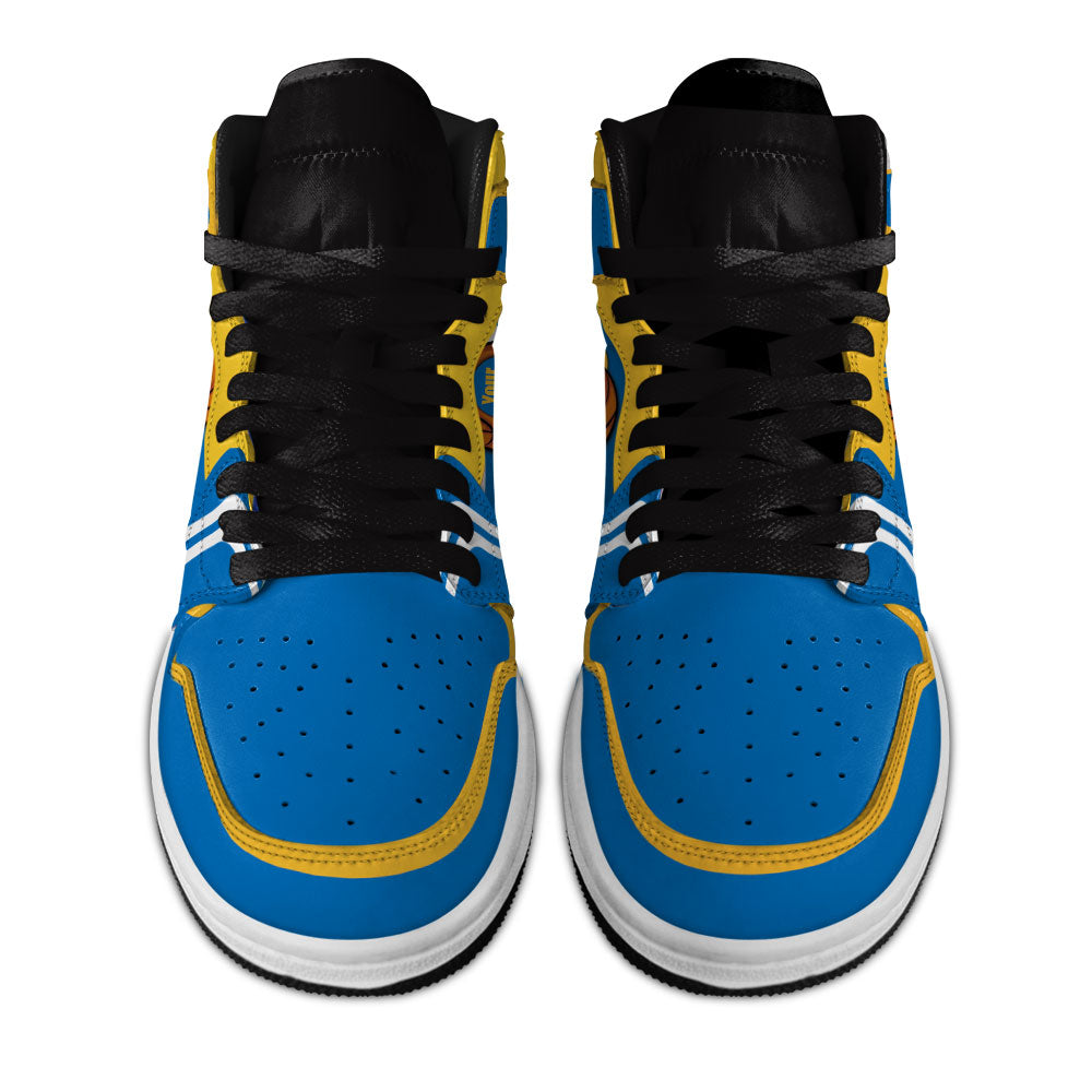 Golden State Basketball J1s Sneakers Personalized Your Team-Cuztomshoes