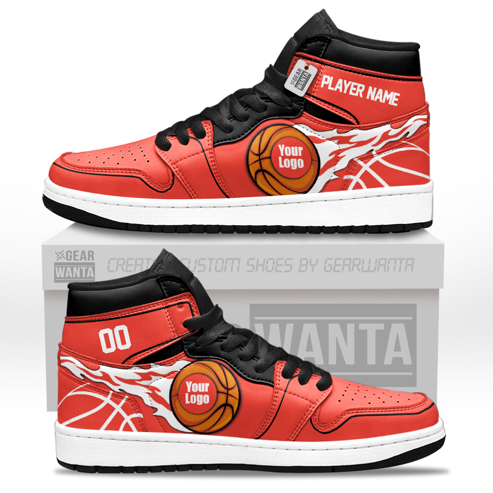 Houston Basketball J1s Sneakers Personalized Your Teamcuztomshoes.com