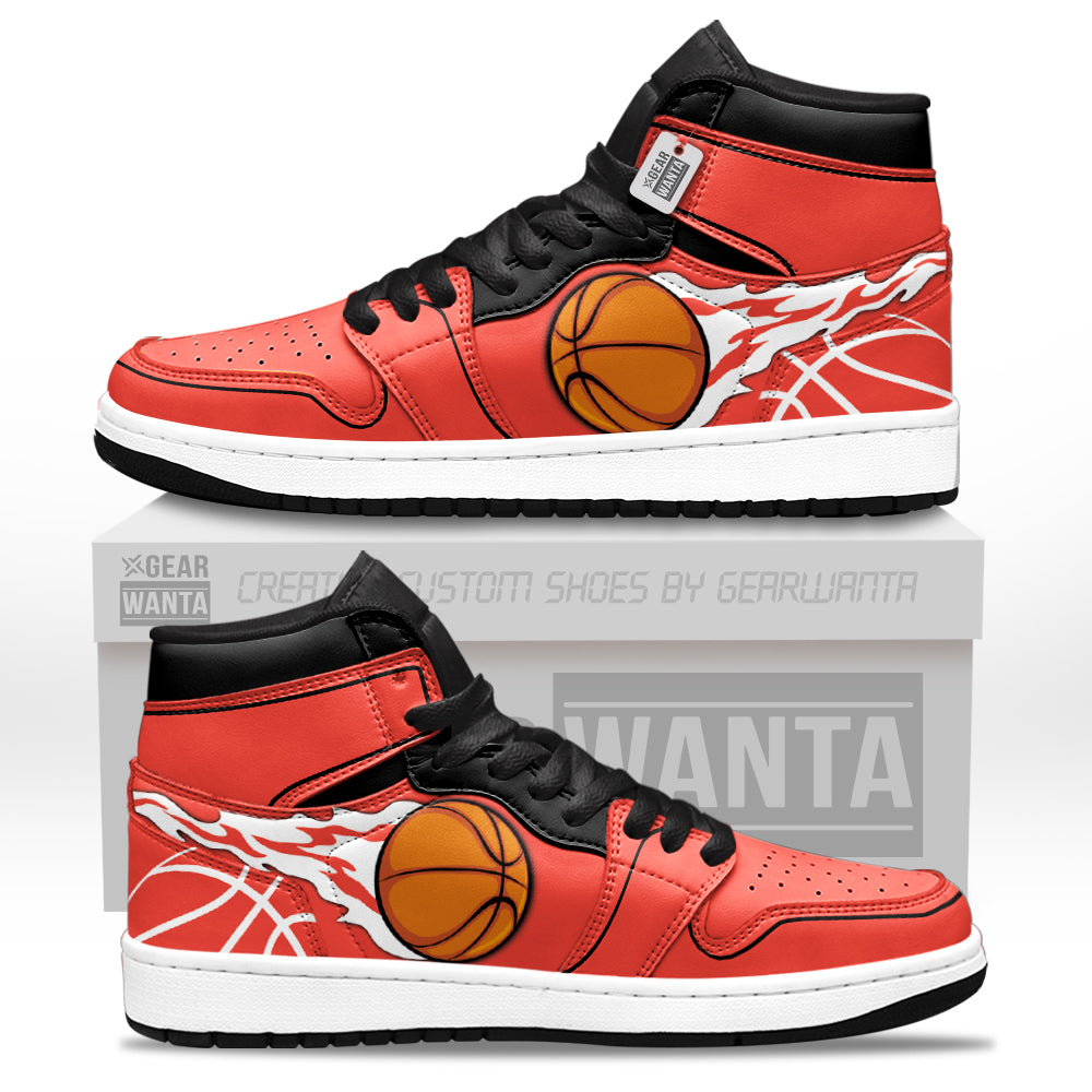 Houston Basketball J1s Sneakers Personalized Your Team-Cuztomshoes