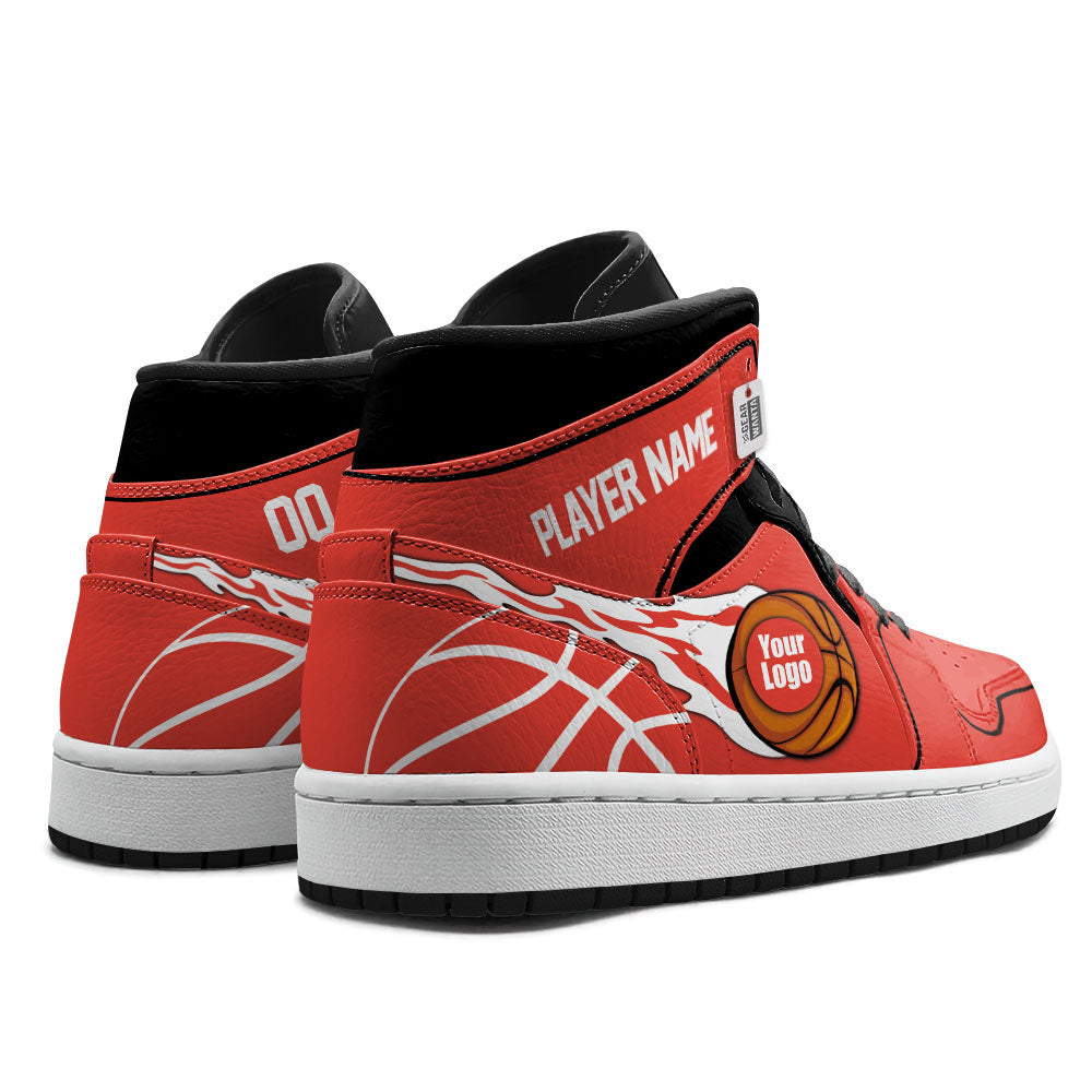 Houston Basketball J1s Sneakers Personalized Your Teamcuztomshoes.com