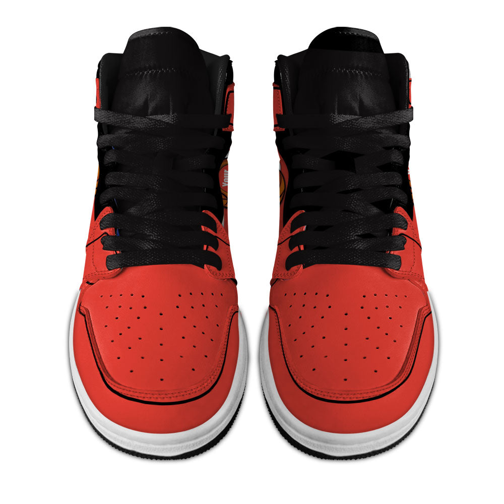 Houston Basketball J1s Sneakers Personalized Your Team-Cuztomshoes