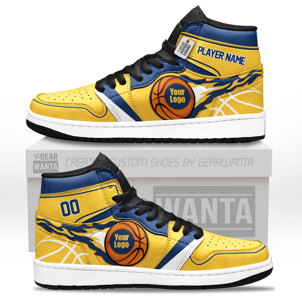 Indiana Basketball J1s Sneakers Personalized Your Teamcuztomshoes.com