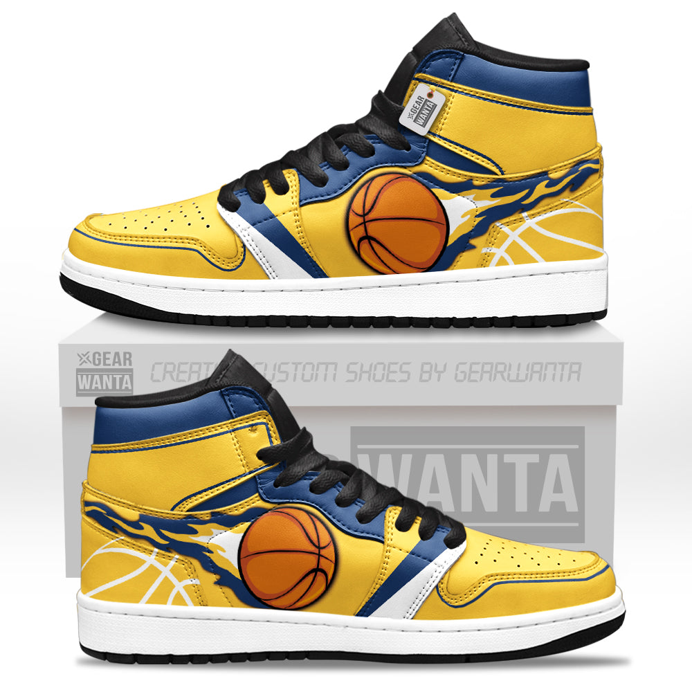 Indiana Basketball J1s Sneakers Personalized Your Team-Cuztomshoes