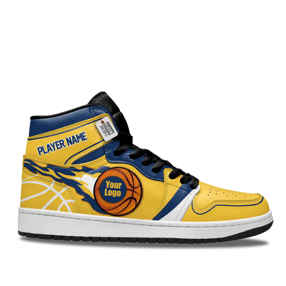 Indiana Basketball J1s Sneakers Personalized Your Team-Cuztomshoes