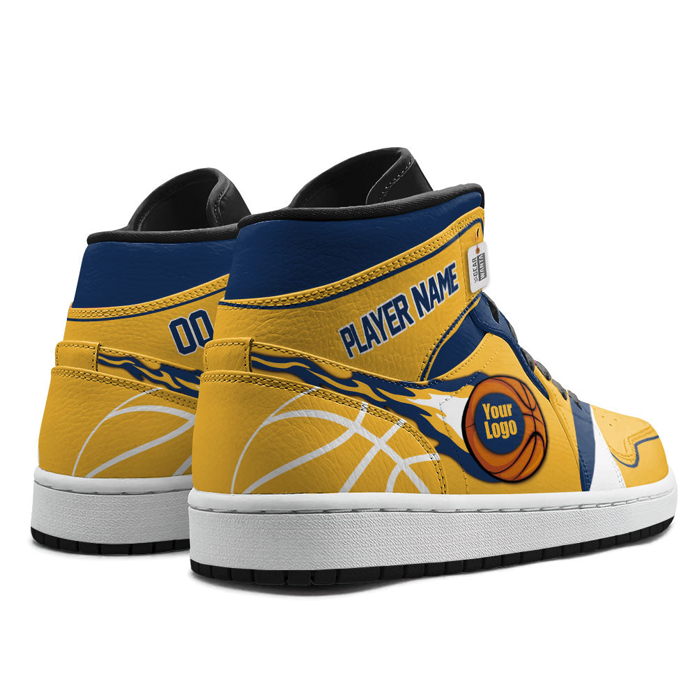 Indiana Basketball J1s Sneakers Personalized Your Teamcuztomshoes.com