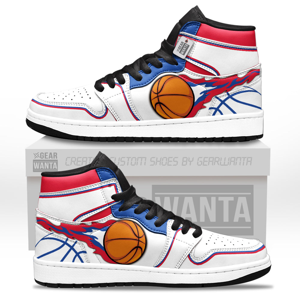 Los Angeles Basketball J1s Sneakers Personalized Your Team-Cuztomshoes