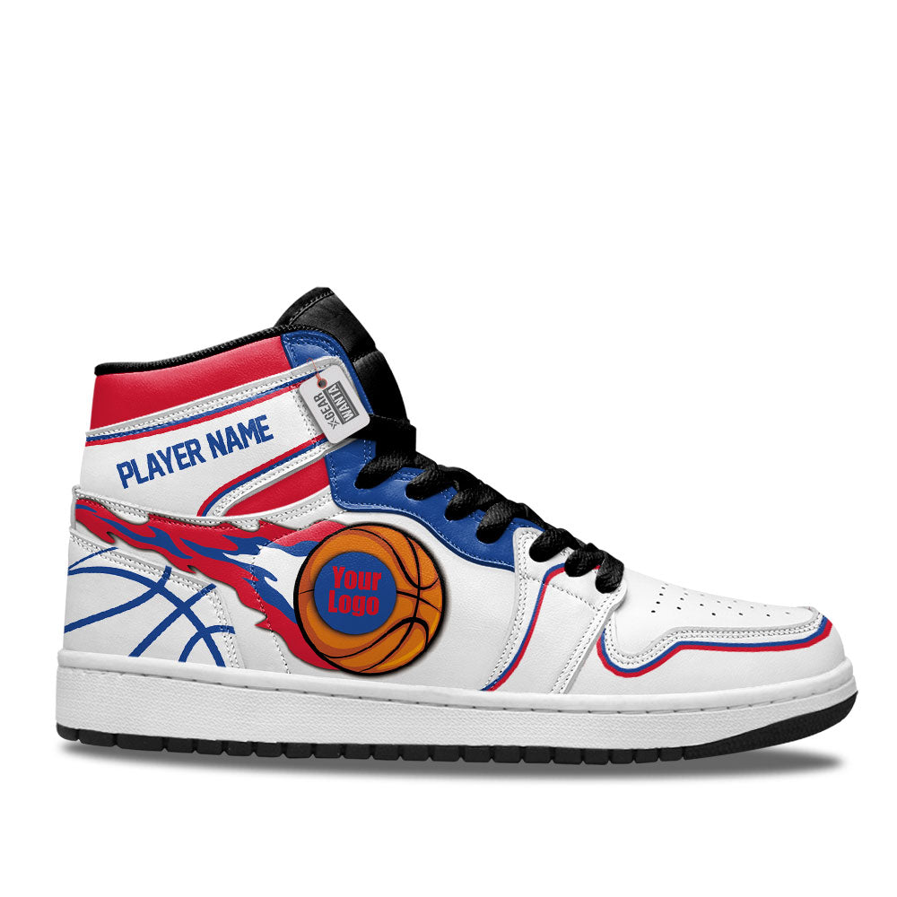 Los Angeles Basketball J1s Sneakers Personalized Your Team-Cuztomshoes