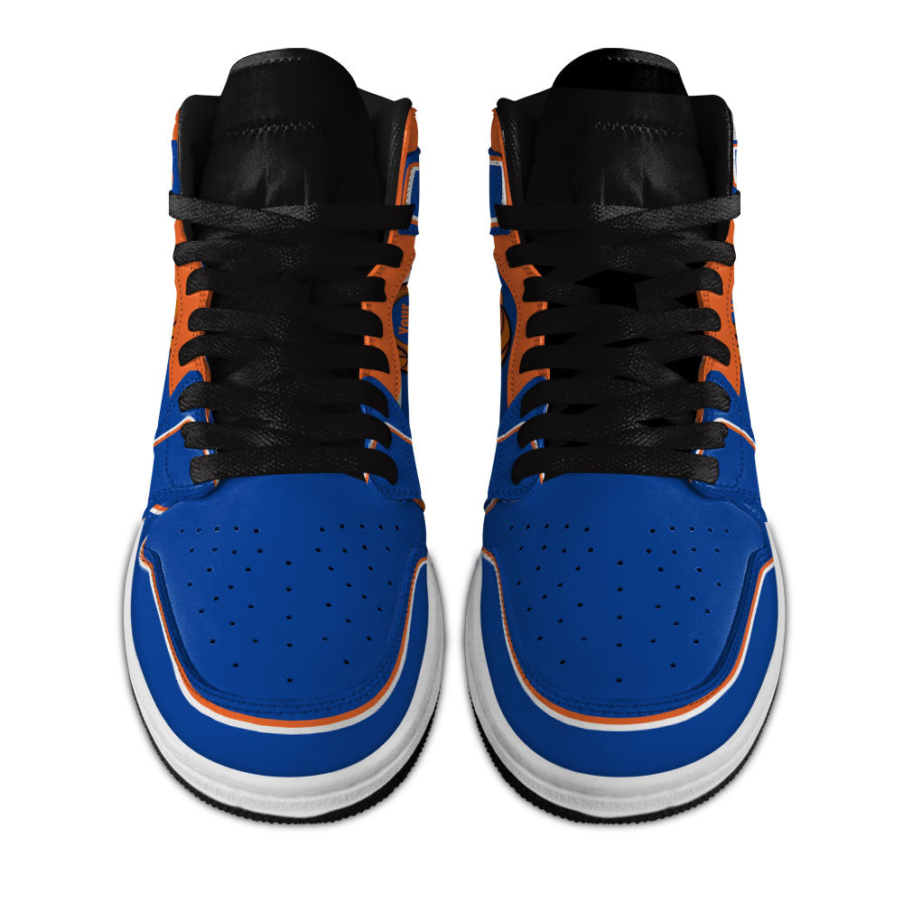 New York Basketball J1s Sneakers Personalized Your Team-Cuztomshoes