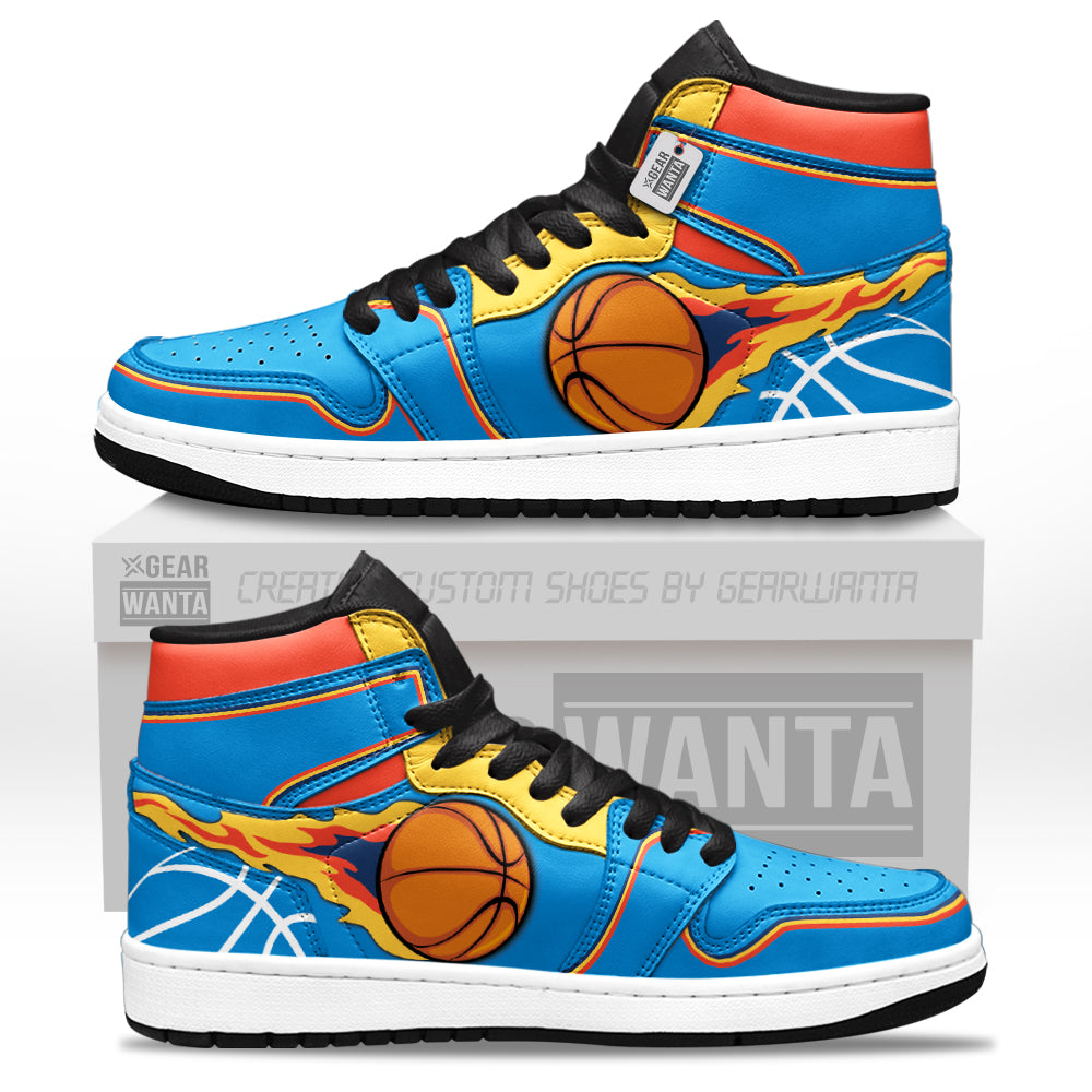 Oklahoma Basketball J1s Sneakers Personalized Your Team-Cuztomshoes