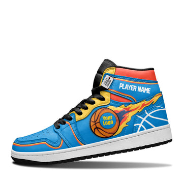 Oklahoma Basketball Leather Shoes Custom Your Team - Cuztomshoes.com