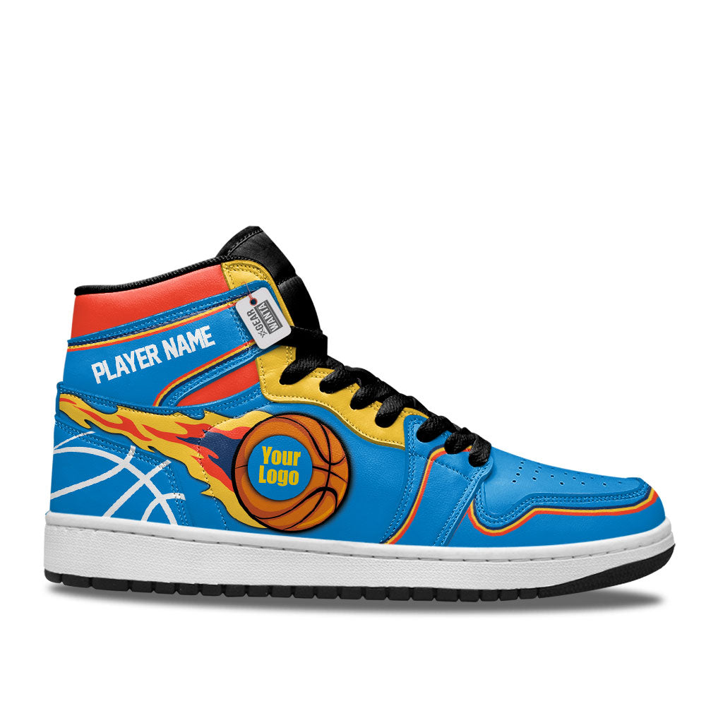 Oklahoma Basketball J1s Sneakers Personalized Your Team-Cuztomshoes