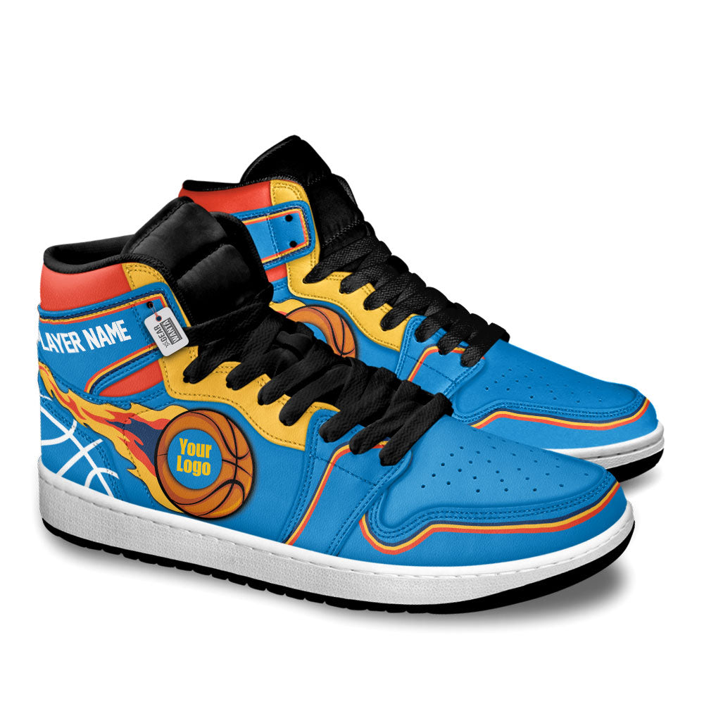 Oklahoma Basketball J1s Sneakers Personalized Your Teamcuztomshoes.com