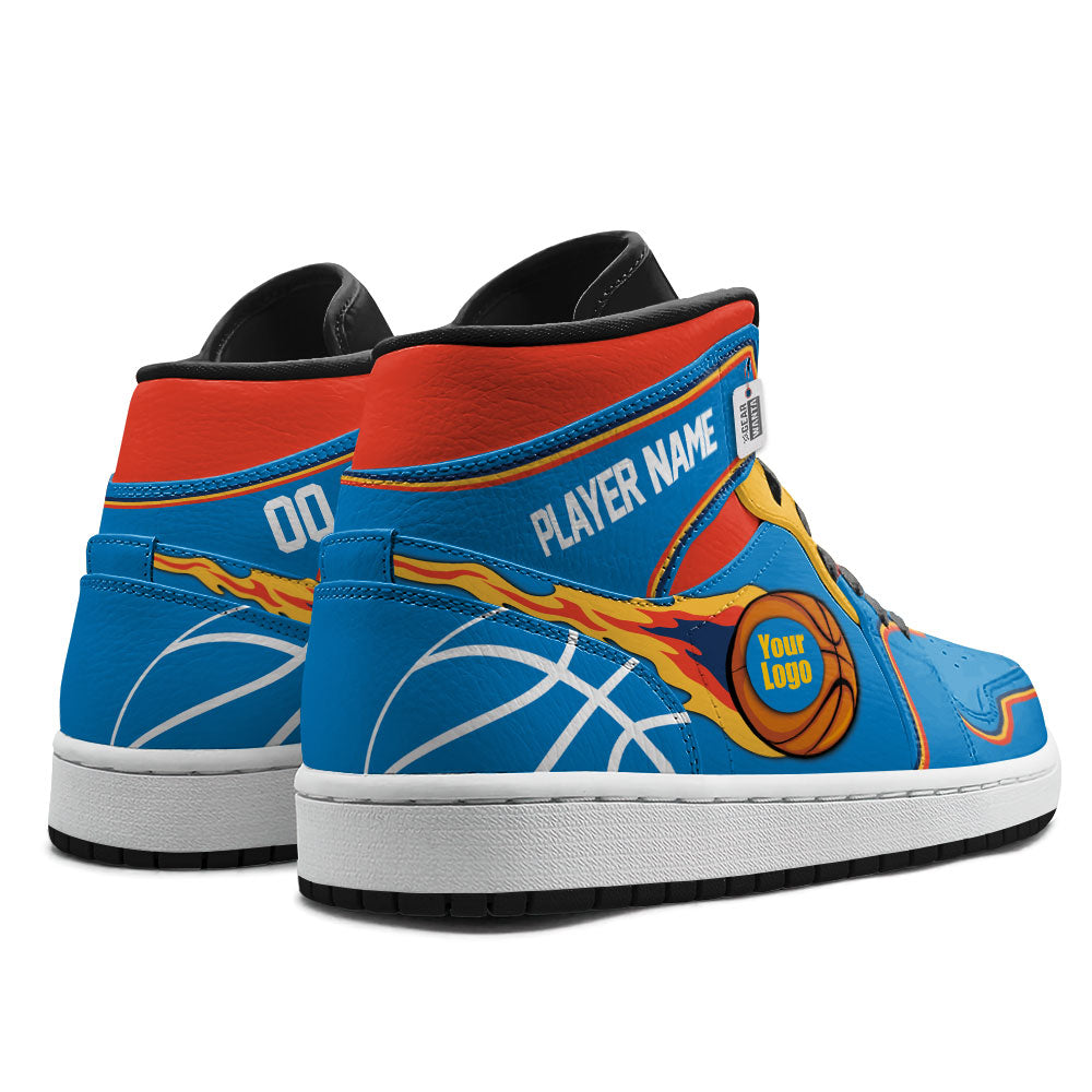 Oklahoma Basketball J1s Sneakers Personalized Your Teamcuztomshoes.com