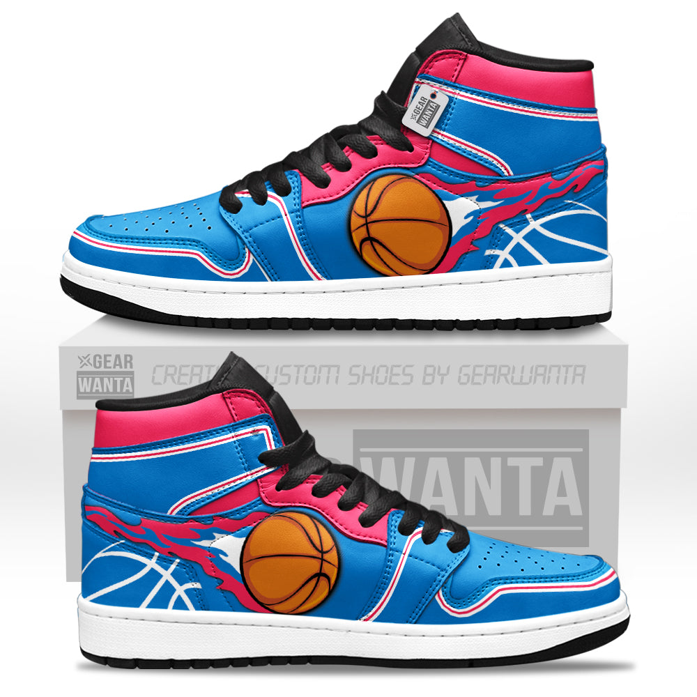Philadelphia Basketball J1s Sneakers Personalized Your Team-Cuztomshoes