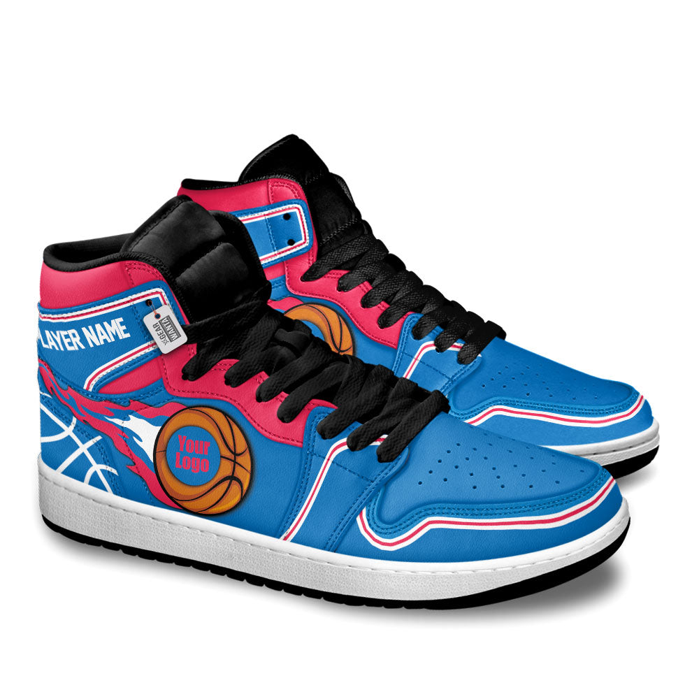 Philadelphia Basketball J1s Sneakers Personalized Your Teamcuztomshoes.com