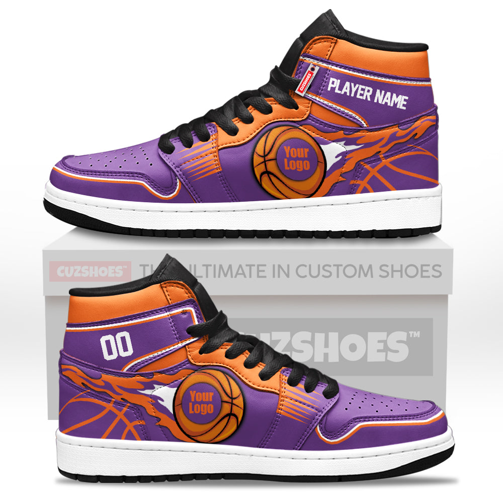 Phoenix Basketball J1s Sneakers Personalized Your Teamcuztomshoes.com