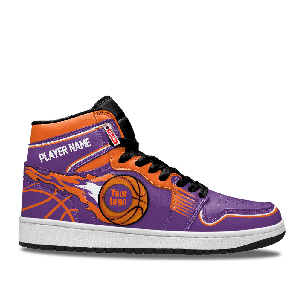 Phoenix Basketball J1s Sneakers Personalized Your Team-Cuztomshoes