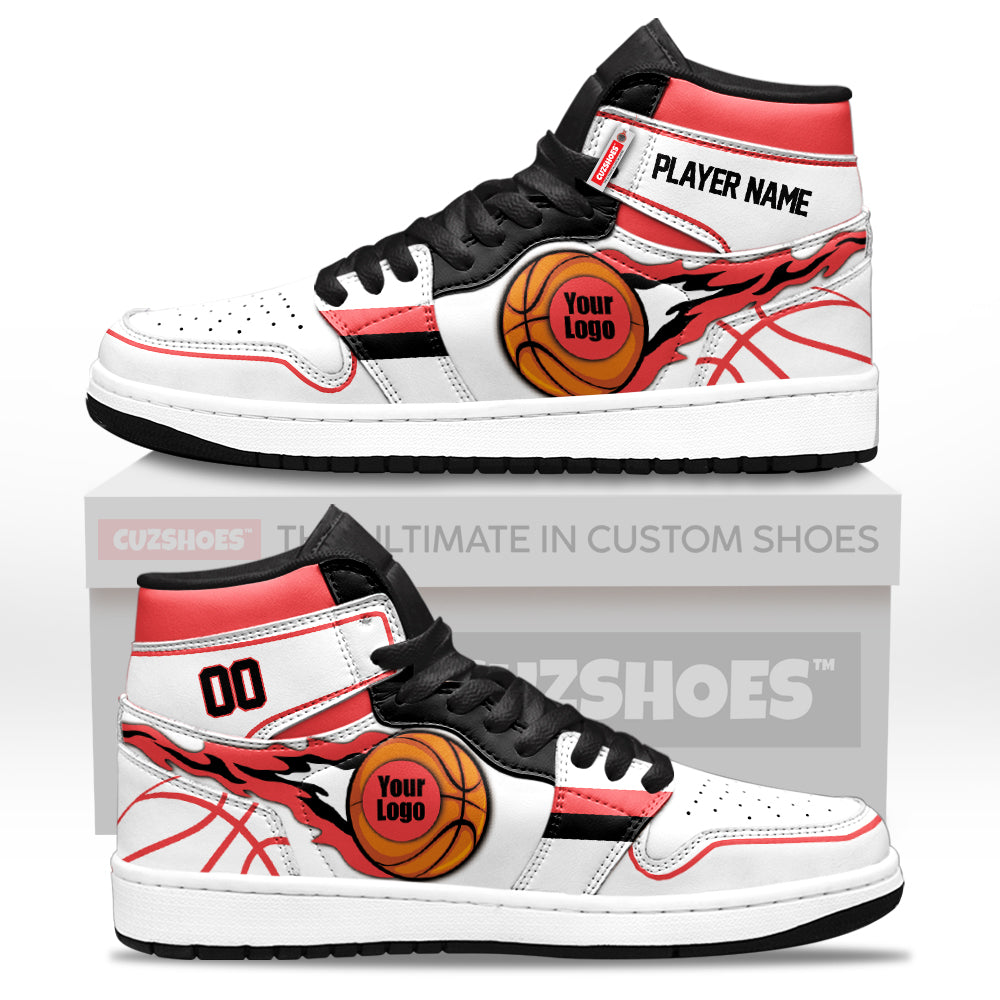 Portland Basketball J1s Sneakers Personalized Your Teamcuztomshoes.com