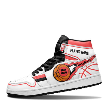 Portland Basketball Leather Shoes Custom Your Team - Cuztomshoes.com