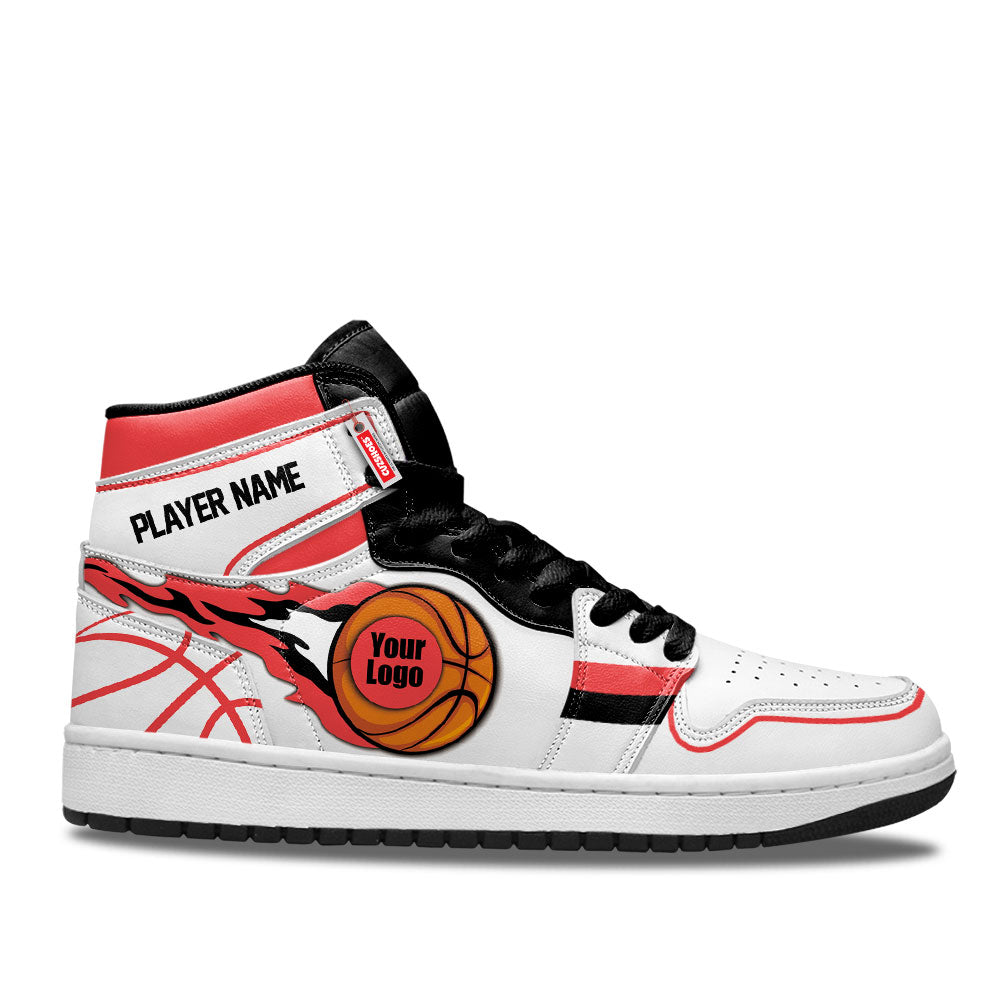 Portland Basketball J1s Sneakers Personalized Your Team-Cuztomshoes