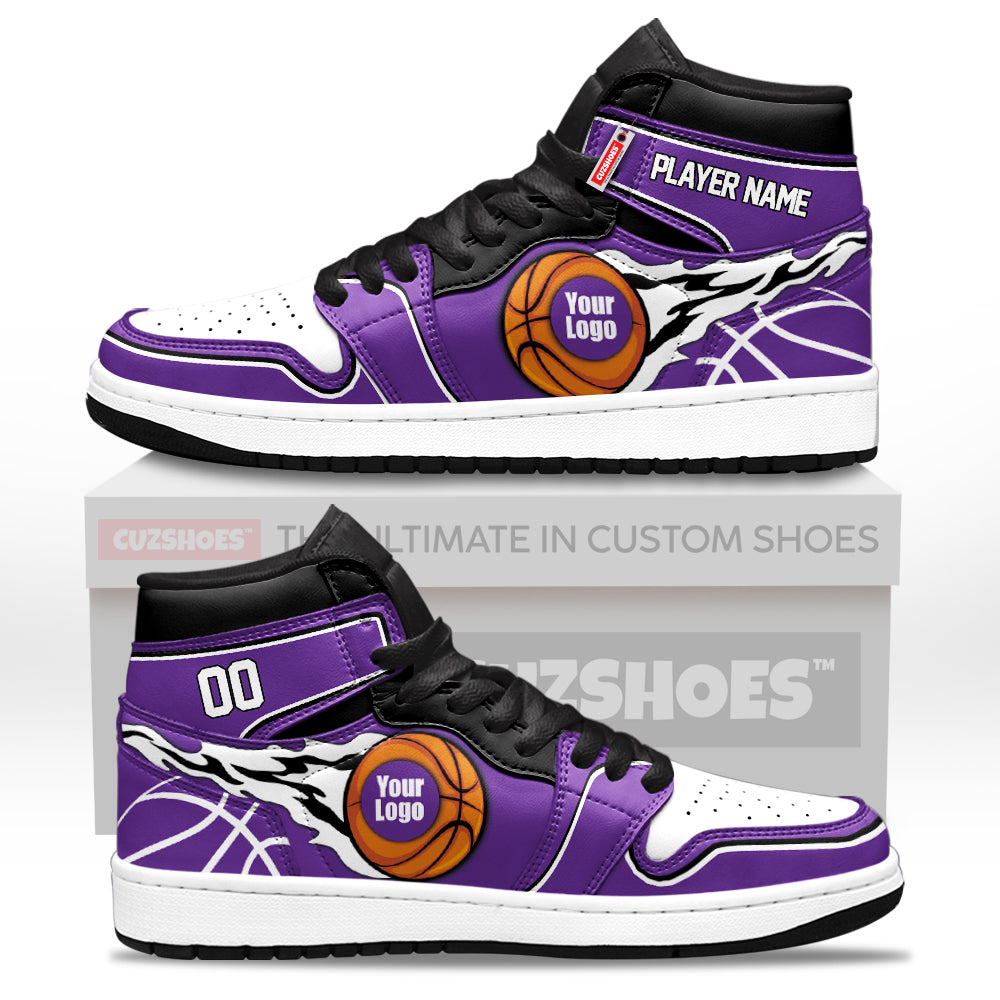 Sacramento Basketball J1s Sneakers Personalized Your Teamcuztomshoes.com