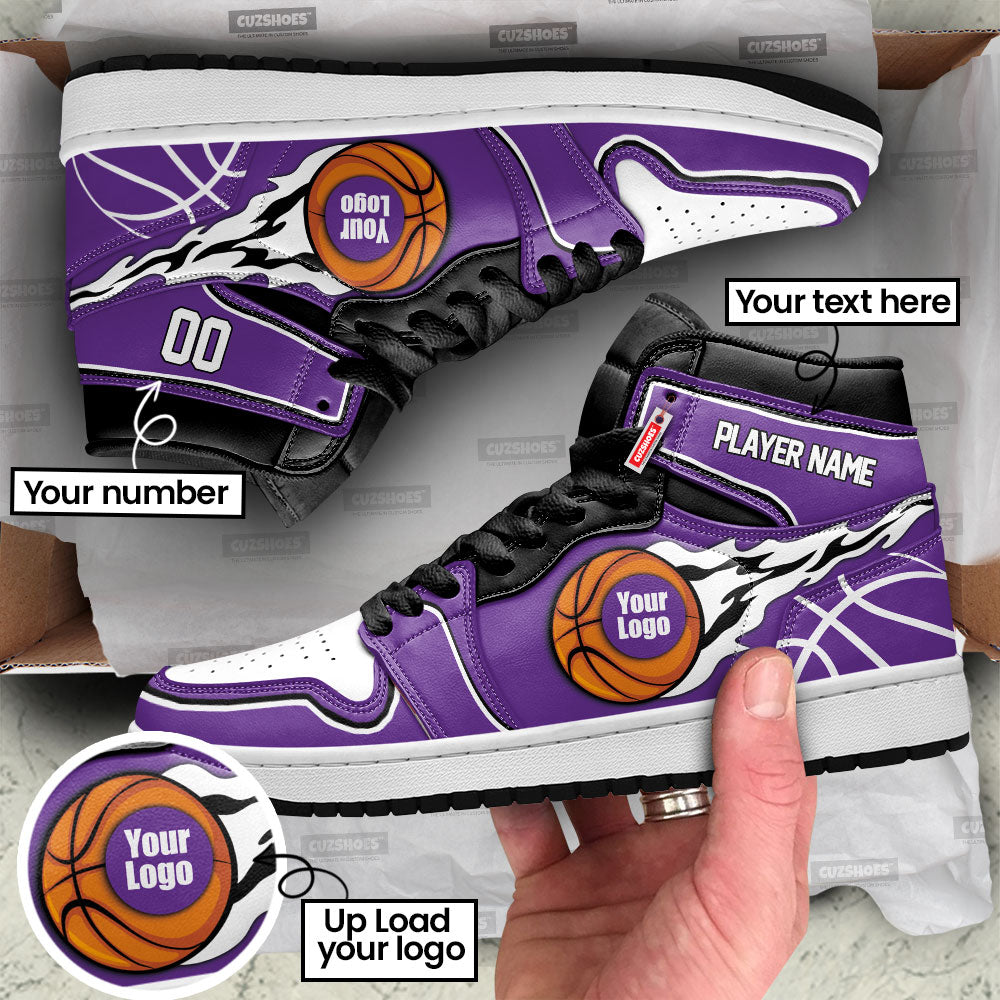 Sacramento Basketball J1s Sneakers Personalized Your Team-Cuztomshoes