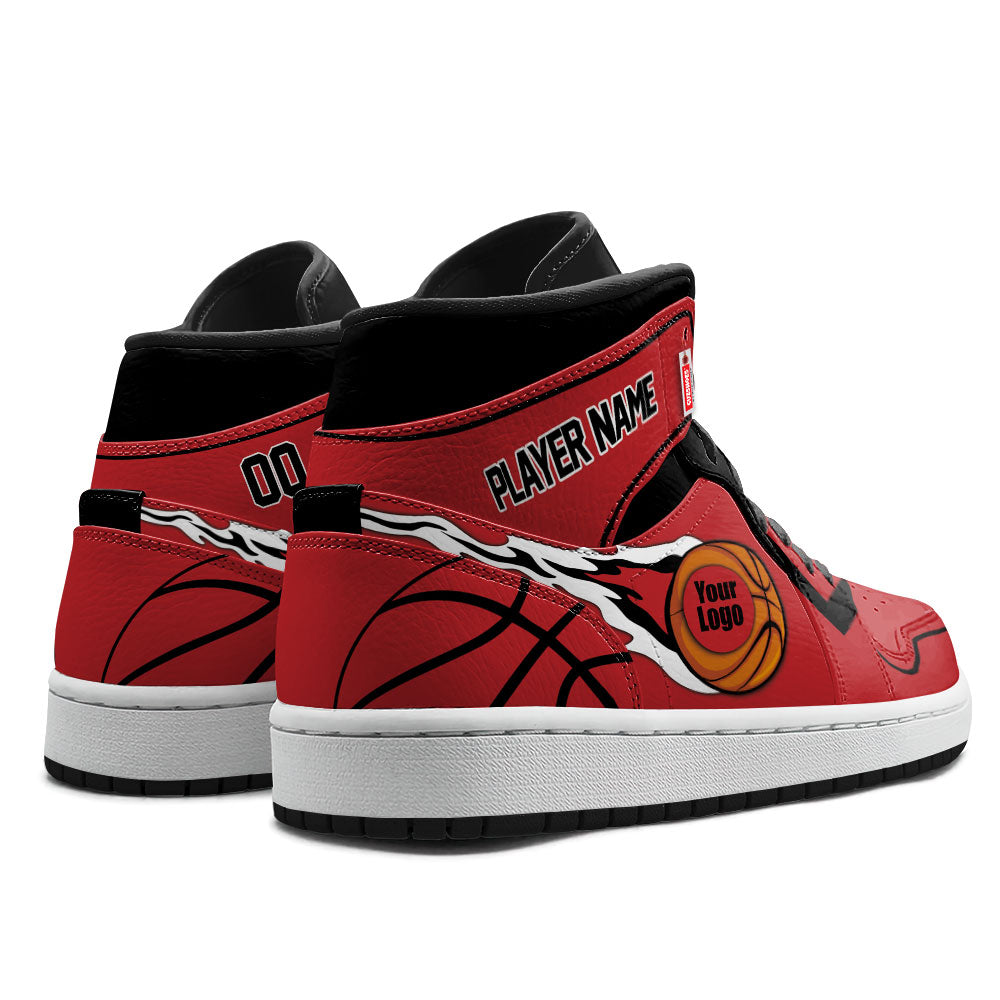 Toronto Basketball J1s Sneakers Personalized Your Teamcuztomshoes.com