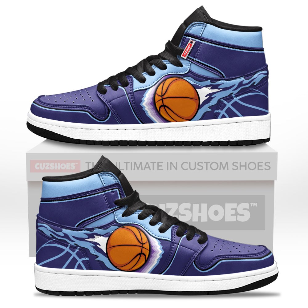 Utah Basketball J1s Sneakers Personalized Your Team-Cuztomshoes