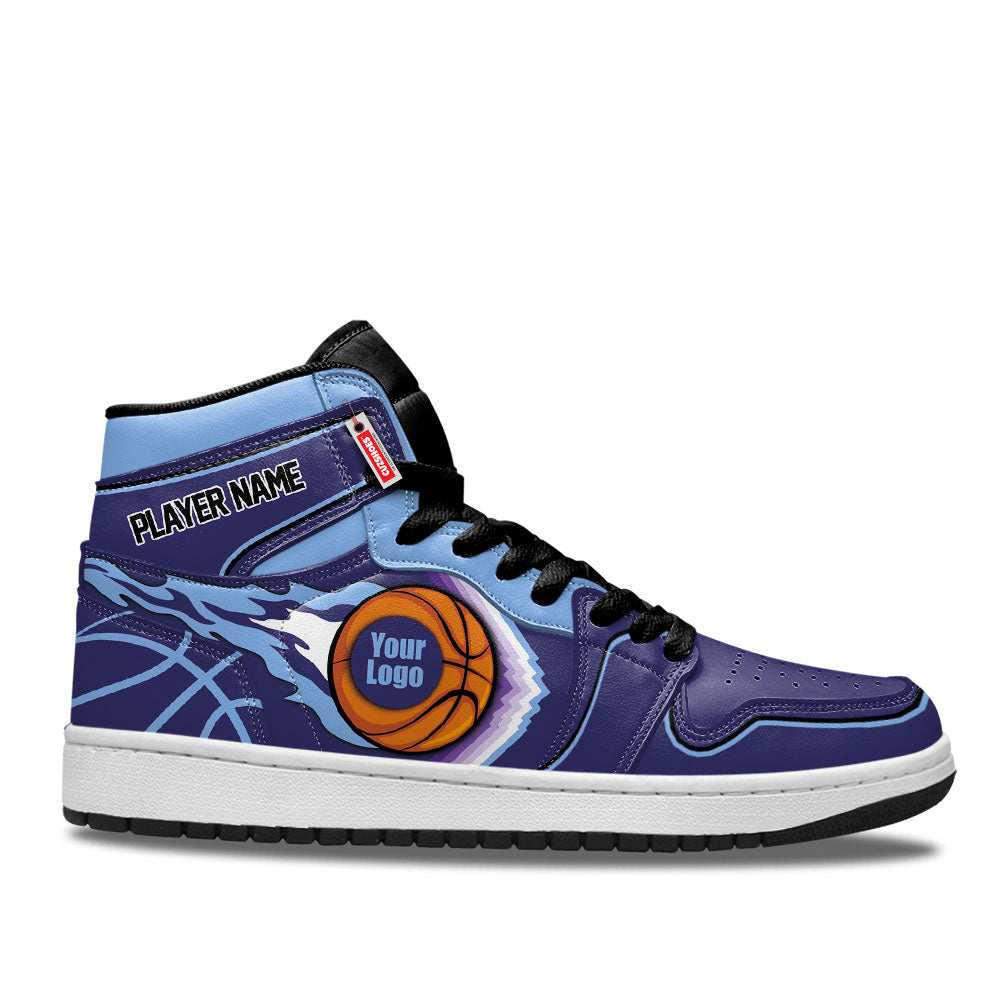 Utah Basketball J1s Sneakers Personalized Your Team-Cuztomshoes